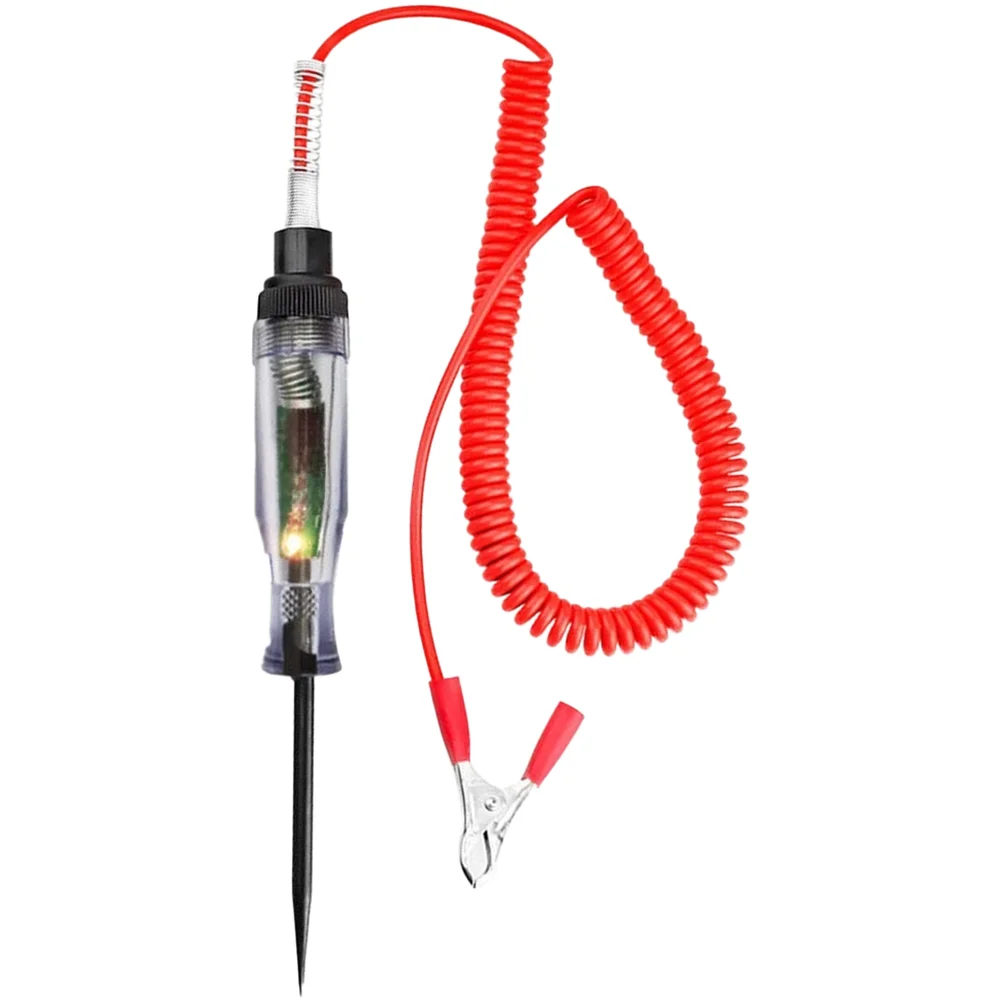 Multifunctional 6-12V Digital Voltage Tester Pen with LED Light for Diagnosing Electrical Issues in For Cars and Motorcycles