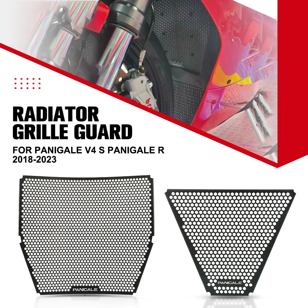 

For Ducati Panigale V4 S Panigale R 2018-2023 Radiator Grille Grill Guard Cover Protector Motorcycle Accessories Aluminium V4R