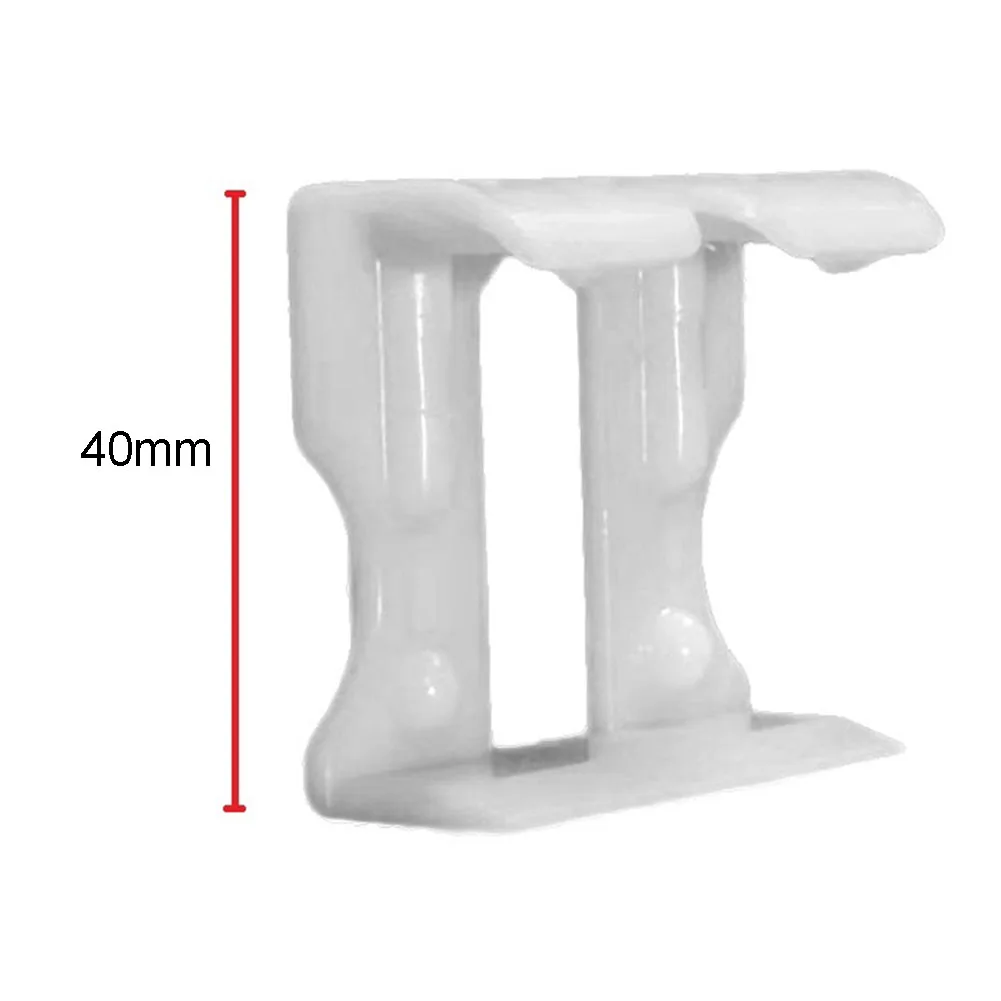 Solar Panel Water Guide Clips  Pack of 50  ASA Material  Enhance Efficiency  Prevent Water Accumulation  Quick and Easy Assembly