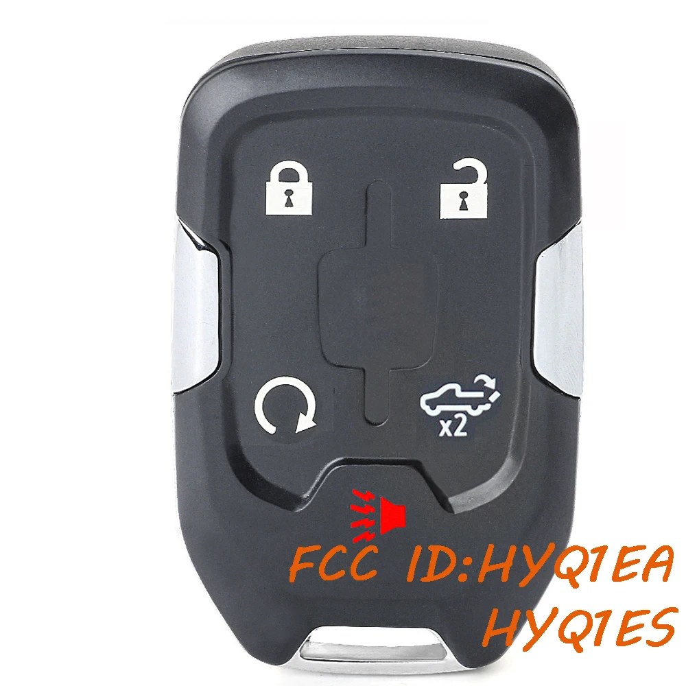 

HYQ1EA HYQ1ES Remote Key Fob for GMC Sierra 1500 2500 3500 for Chevrolet Silverado 1500 2500 3500 2019-2023 Tailgate/ Starter