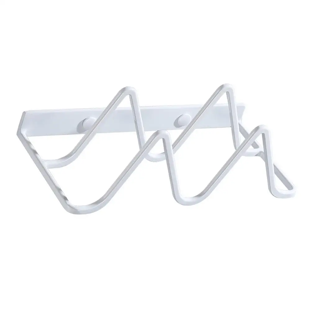 

White Shoe -mounted Shelf Aluminum Material Slipper Stand Bathroom Holder Waterproof Stable Structure
