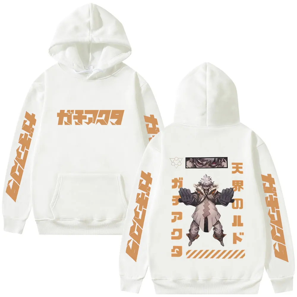 

Anime Gachiakuta Rudo Double Sided Print Hoodie Men Women Casual Cartoon Manga Pullover Male Fashion Vintage Hoodies Streetwear