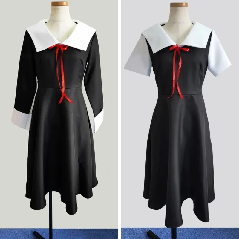 A Anime Kaguya-Sama: Love Is War Cosplay Shinomiya Kaguya Fujiwara Chika Costumes Uniform Wig Women Girls Dress Halloween Costum