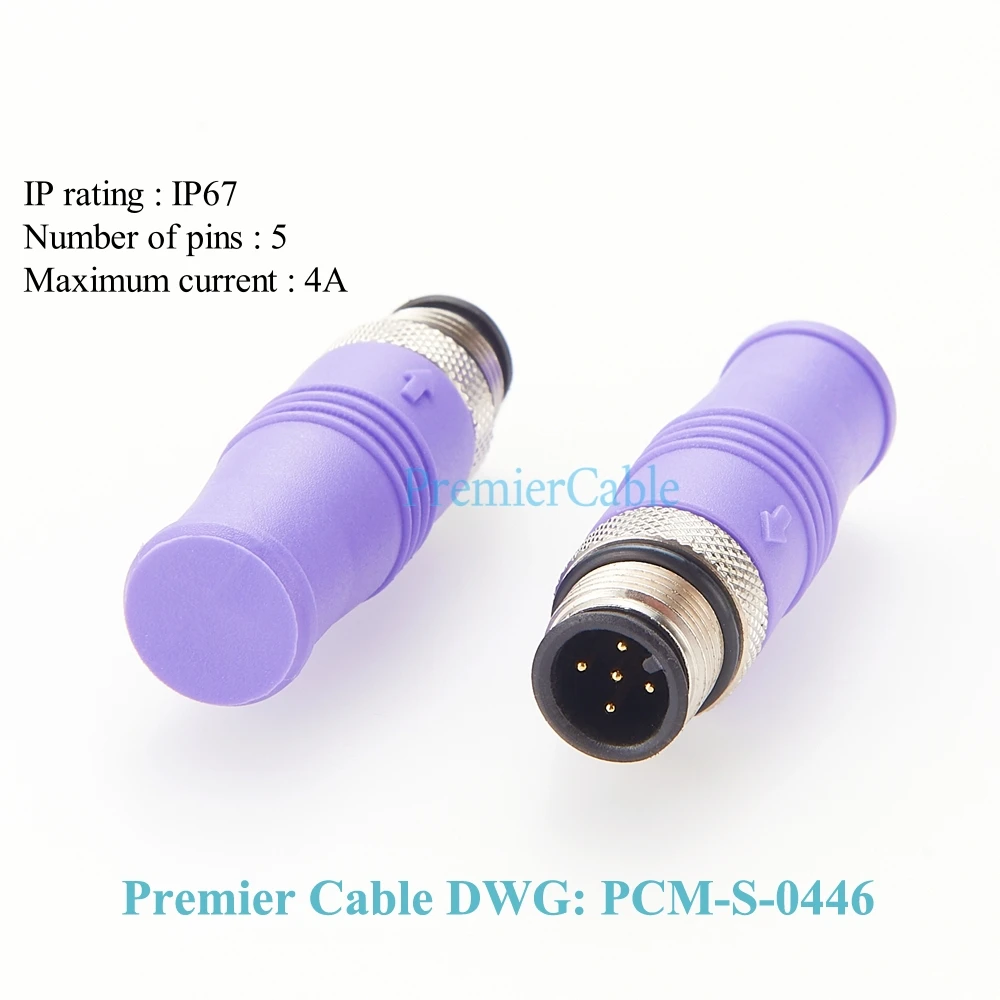 PLC Devicenet CANOpen NMEA2000 CAN-Bus-Abschlusswiderstand Micro Change M12 A-Code Stecker 120 Ohm Kompatibel mit SAC-5P-M12MS CAN TR – Detail 3