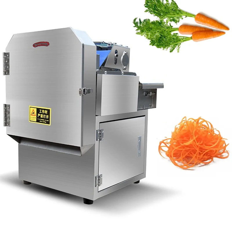 Vegetable Slicer Machine Green Leaf Cabbage Onion Cutter Machine Stainless Steel Electric Slicer Shred Machine Vegetable Dicer