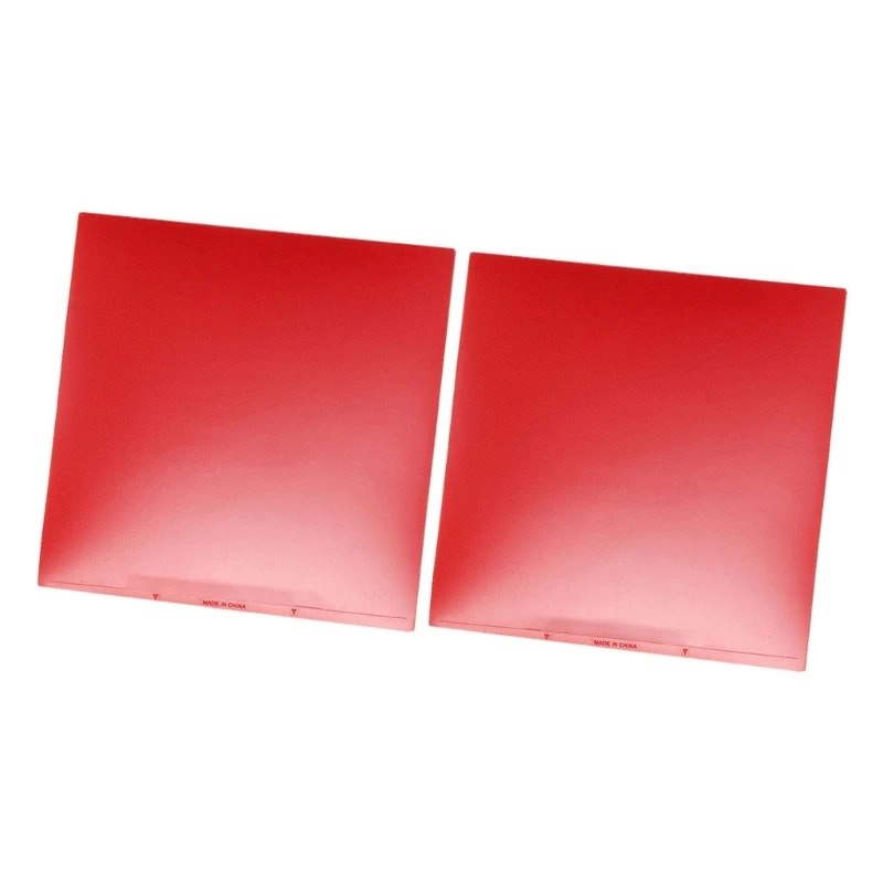 2Pcs Table Tennis Rubber Professional PingPong Sheet Rubber Table Tennis Bat Replacement Rubbers Sheet Enduring 448D