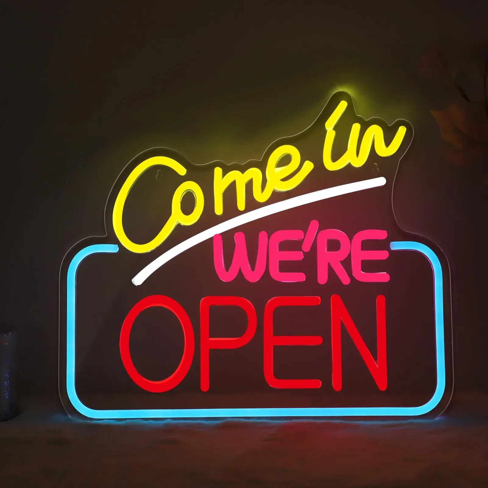 

Open Neon Sign LED Neon Light Sign for Business Storefront Window Glass Door Shop Store Florists Bar Cafes Restaurant Pubs