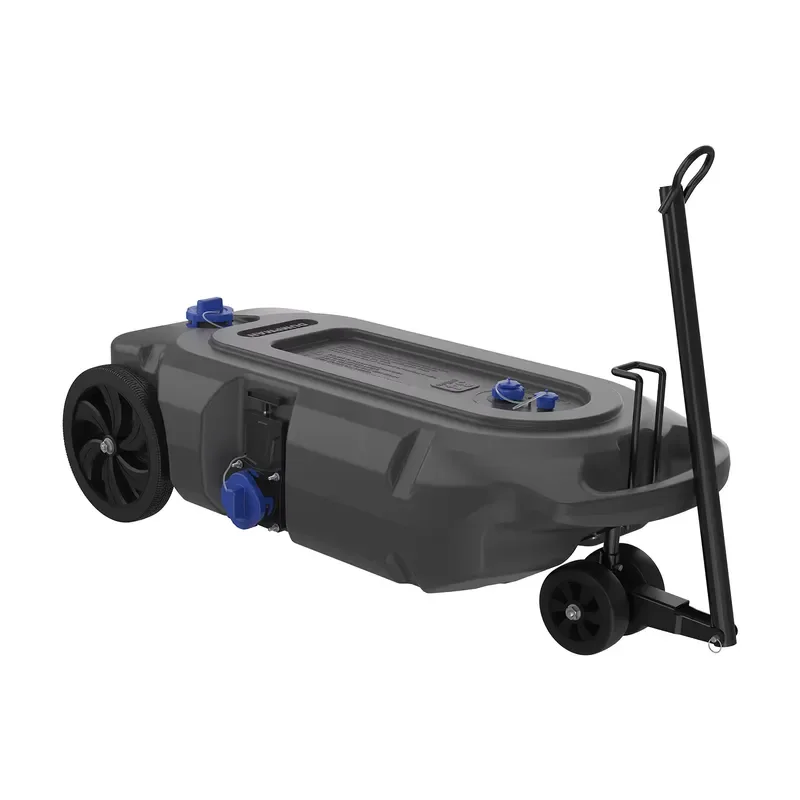 34 Gallon Camper Van Pure Water Tank Car Gray Water Tank Trailer Waste Water Roll Tank