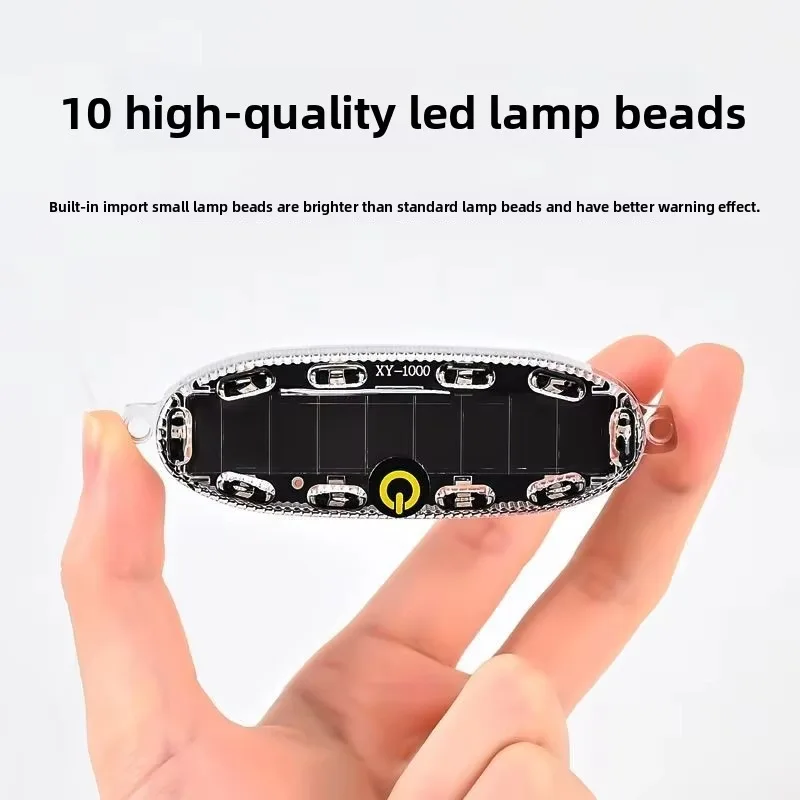 Poer подходит для мотоциклов, велосипедов, грузовиков, 1/2 беспроводных светодиодных солнечных стробоскопов, сигнальных огней для столкновений, водонепроницаемых Poer подходит для мотоциклов, велосипедов, грузовиков, 1/2 беспроводных светодиодных солнечных стробоскопов, сигнальных огней для столкновений, водонепроницаемых