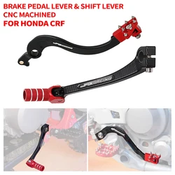 Motorcycle CNC Shifter Shift Pedal Rear Foot Brake Pedal Lever For Honda CRF250R CRF450R CRF450RX CRF250RX CRF 250 450 R RX JFG