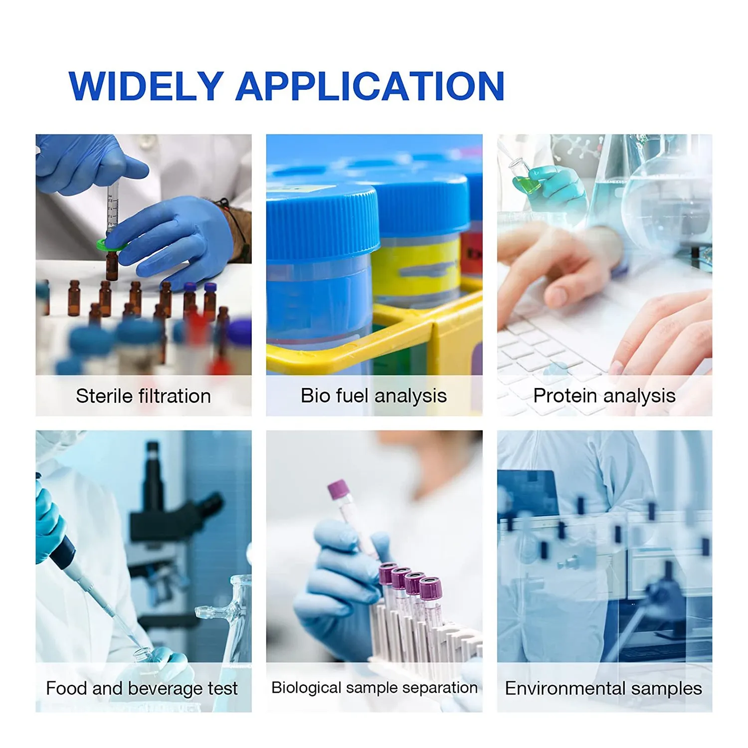 

Syringe Filters Sterile Syringe Filter PES 10 Pack 0.22Um Pore Size 33Mm Membrane Diameter Hydrophilic Filtration High Throughpu