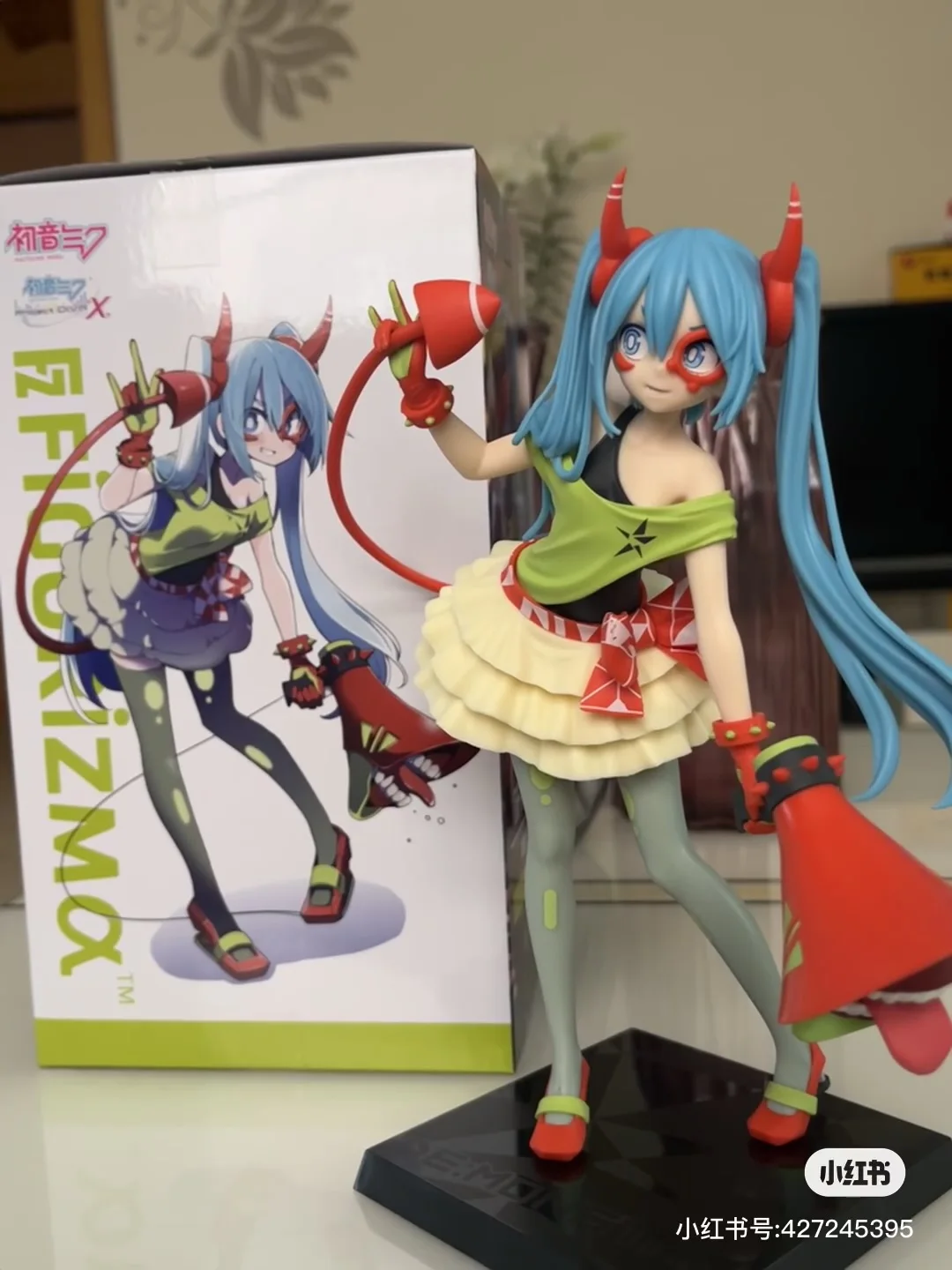 Original Sega Fz Hatsune Miku X Doll Alpha Miku D E: Monstar T.R. Anime Character Handheld Collection Action Pvc Model Toy Gift