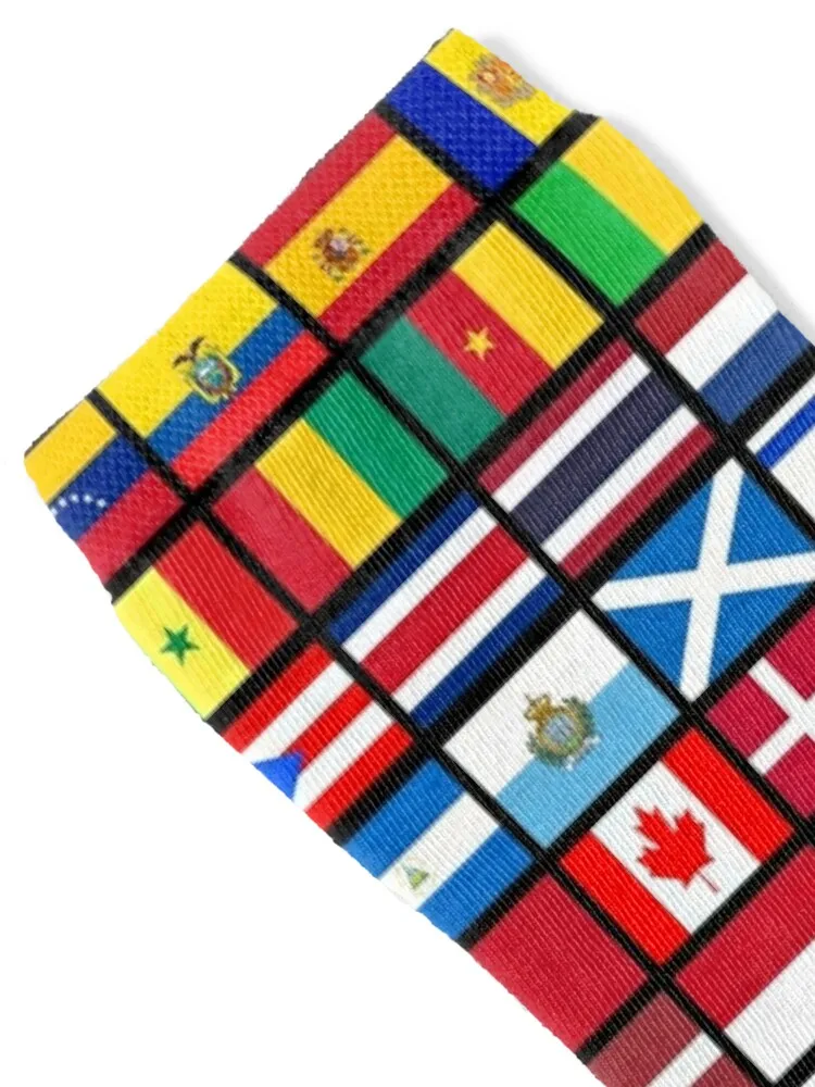 More then 90 Flags of the Countries of the World,International Gift Socks Stockings Stockings compression Lots Socks Woman Men's