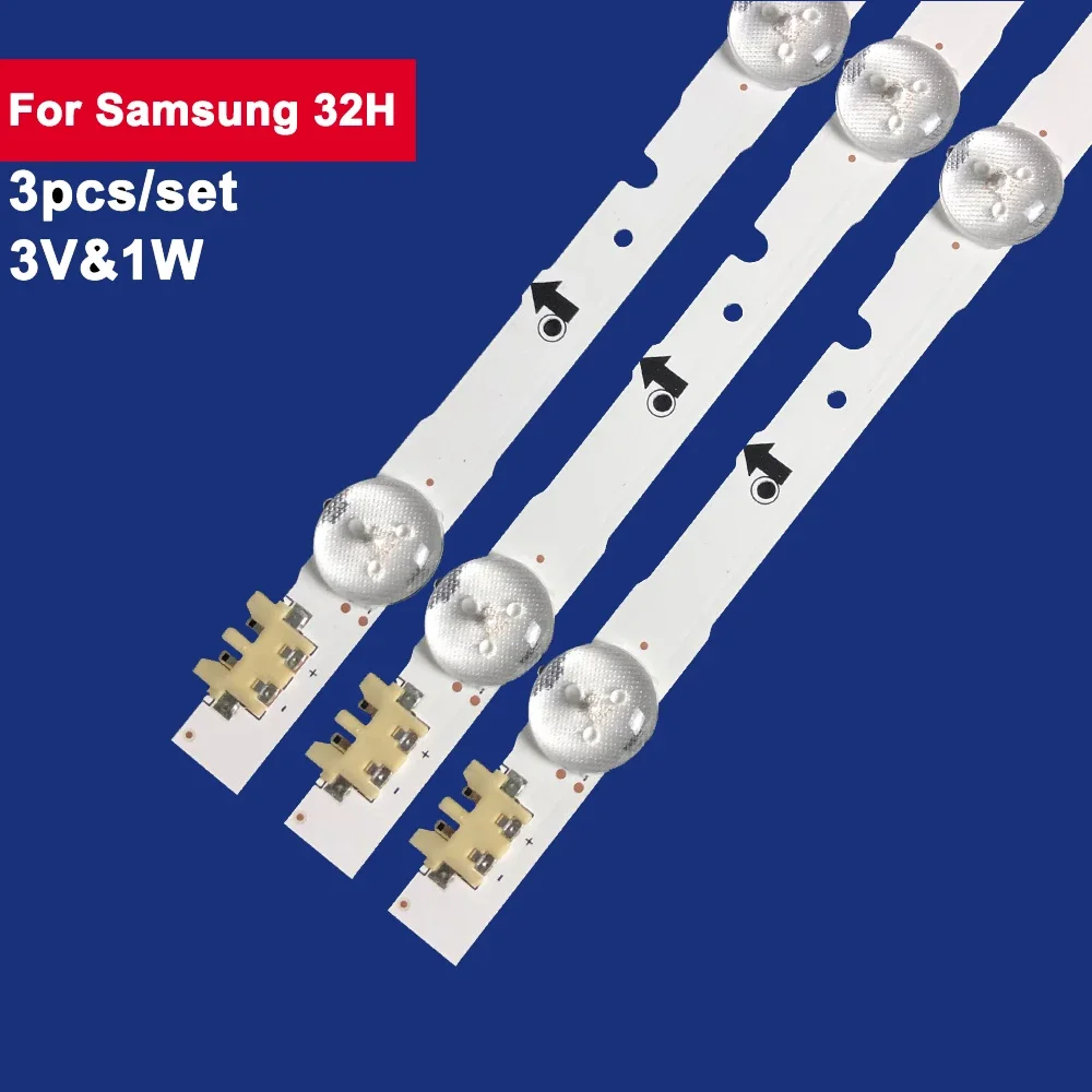 

3Pcs 648mm For Samsung 32H LED Backlight TV Strip 7Leds 3V UE32H4580 UE32H5570 UE32H4000AK UE32H4510AK UE32H4100AK UE32J4000AK