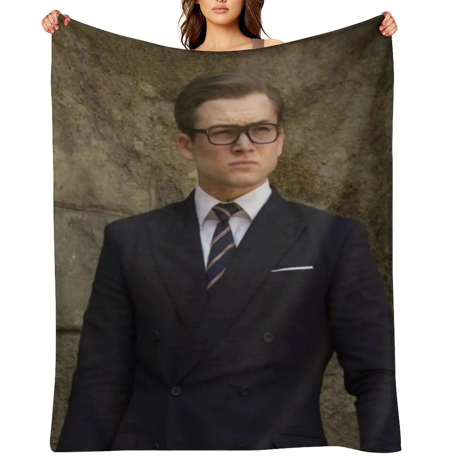 

The King's Man Throw Blanket for winter Moving Vintage Plaid on the sofa Blankets