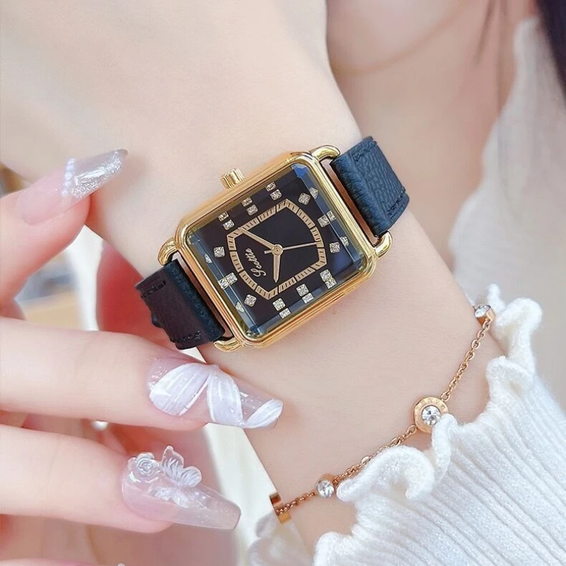 

New Korean Luxury Quartz Watch Trendy Fashion Student Automatic Waterproof Ladies Watch Birthday Gift