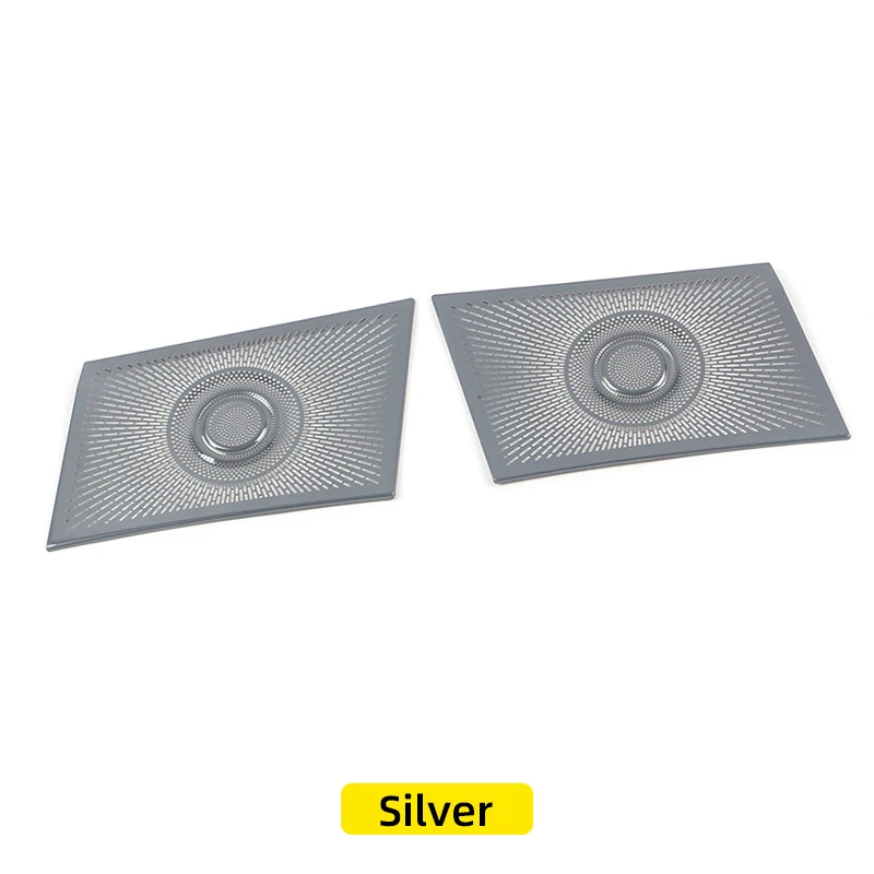 For Toyota Highlander XU70 2020 2021 2022 2023 2024 Stainless Car Dashboard Vent Sound Speaker Cover Panel Air Trims Stickers - view 3