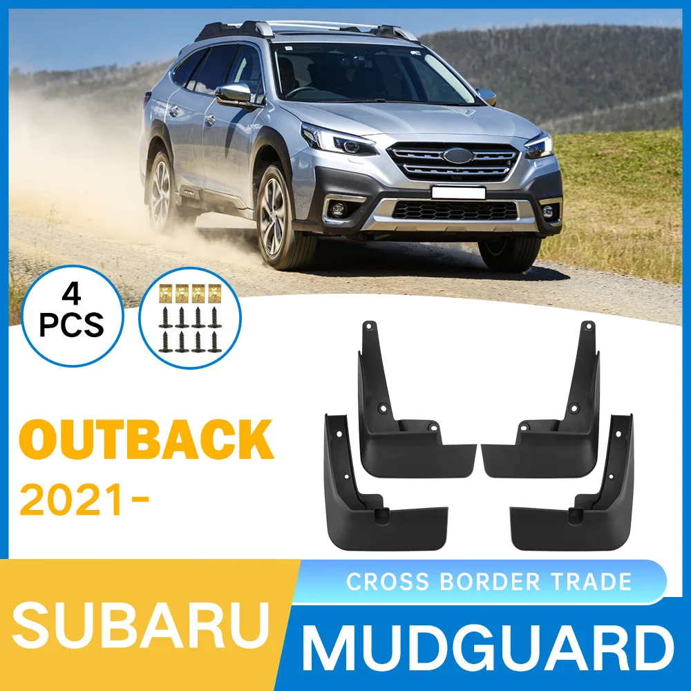 

Крылья для автомобильных шин Subaru Outback 2021-2024, брызговики и кожаная плитка, передние и задние расширители, брызговики, чехол