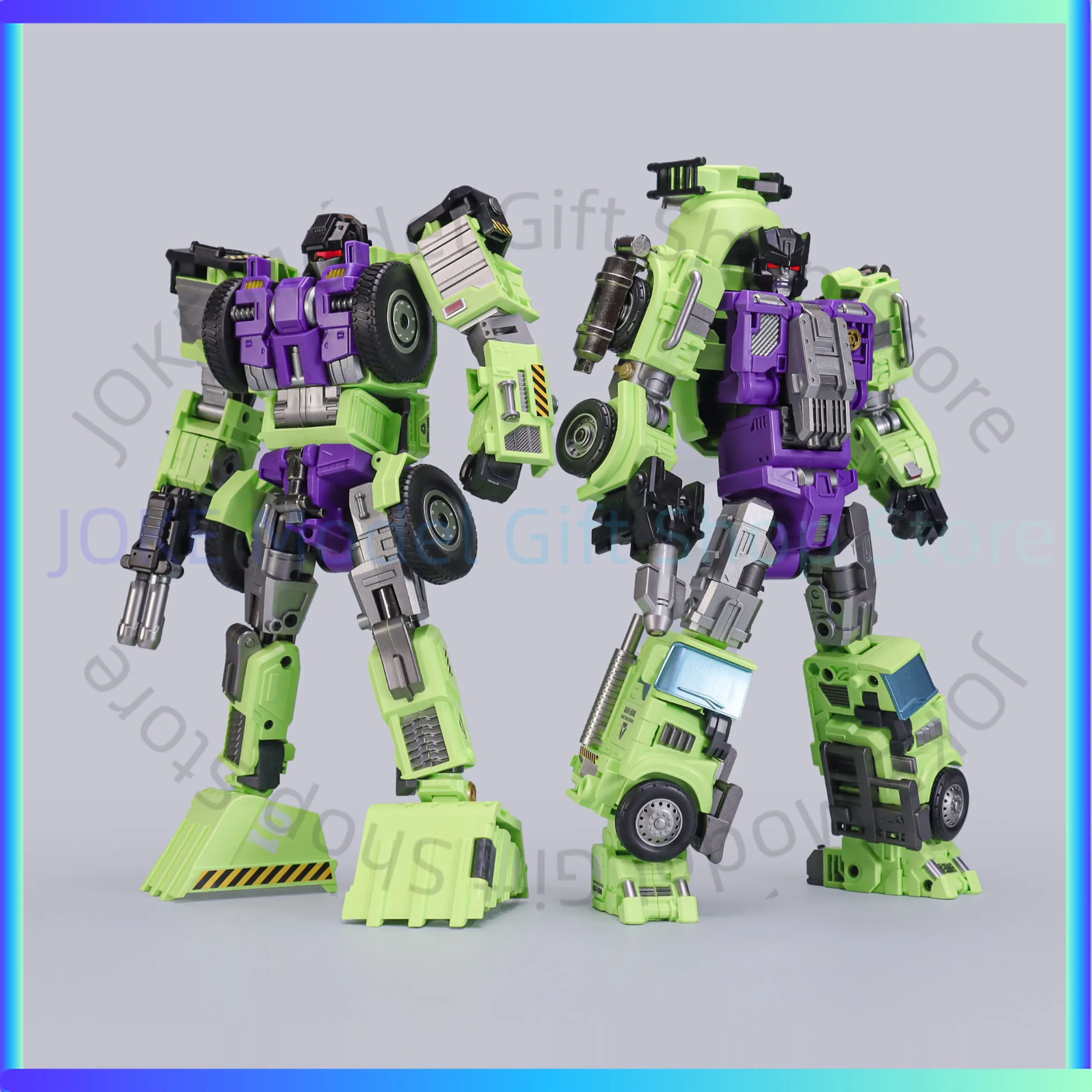 

[24 hours shipping] Mecha Invasion GLA-01 GLA-02 Giant Legion Heavy Builder Excavator Bolldozer Devastator Action Figure