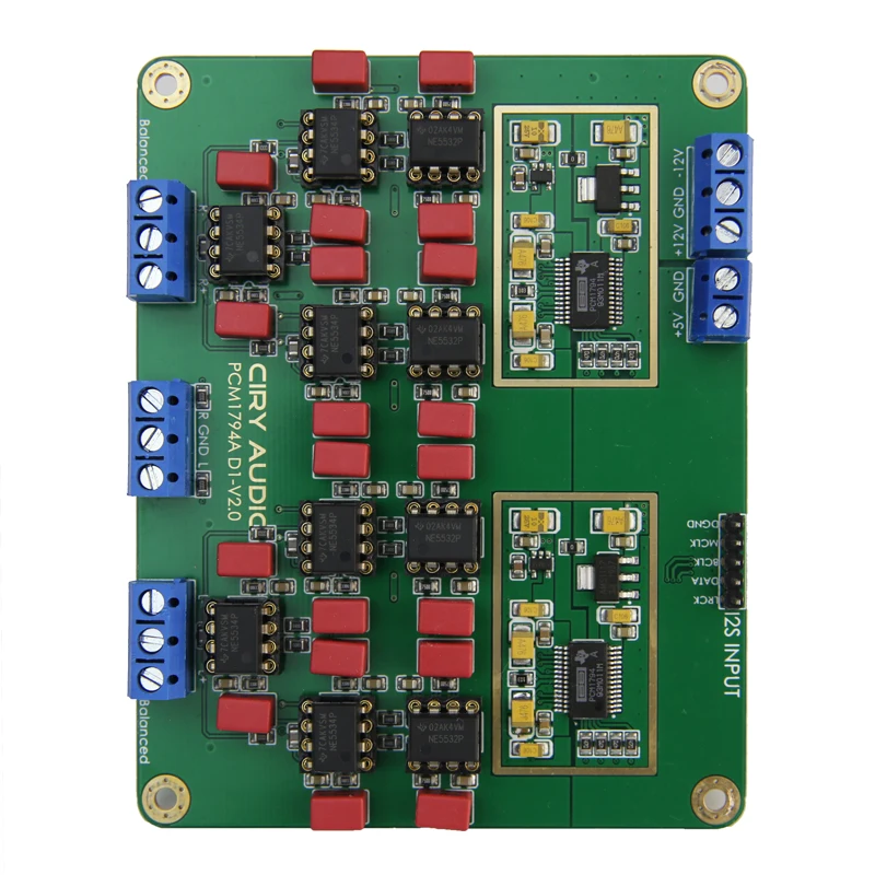 Xiaoying Y3 Parallelle Dual PCM1794A Decoder Board DAC Vergulde HiFi Audiofiele 24Bit 192 kHz