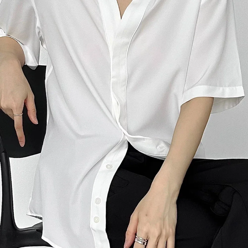 Casual Summer Look Loose Fit Short Sleeve Ice Silk Fashion Fashion Summer Clothing For Men Regular Clothing Length