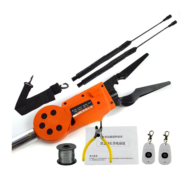 Fully Automatic Fiber Optic Cable Attachment Machine Strapping Machine Hanging Line Handheld High-altitude Binding Line LYL-03