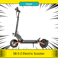 Joyor S8-S-Z Electric Scooter with Turn Signal, 600W*2 Motor, 48V 26Ah Battery, 10-inch Tire, 55km/h Max Speed,Hydraulic Brake