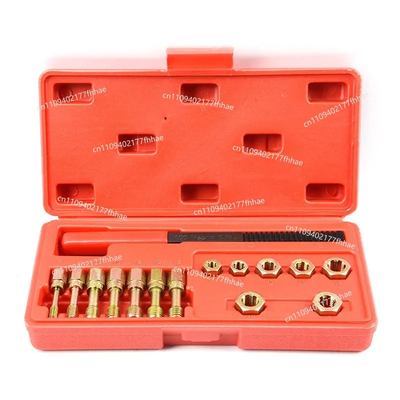 15-Piece Screw Thread Tapping Repair Kit Screw  Auto Repair Tool