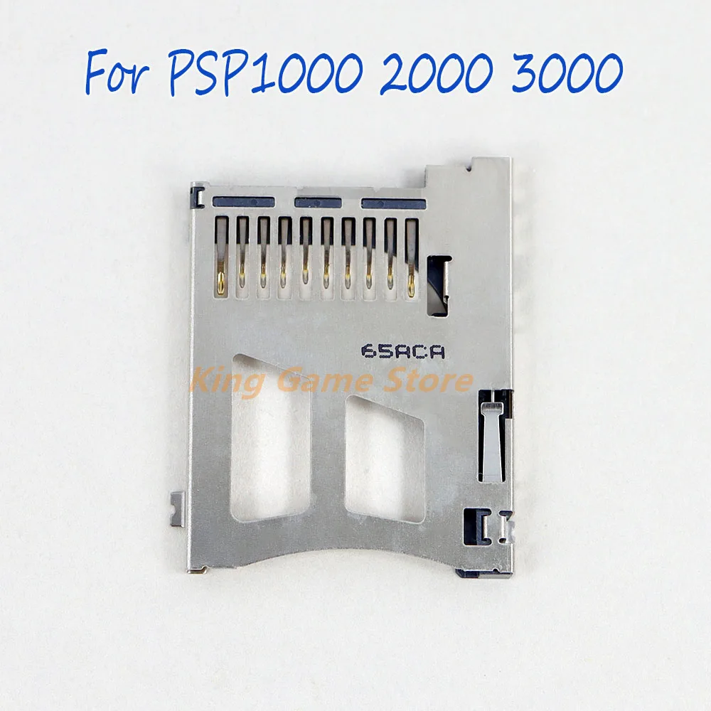 Memory Card Slot Reader para Sony PSP, Peças de Reparo, Soquete, Game Console, 2Pcs, 1000, 2000, 3000