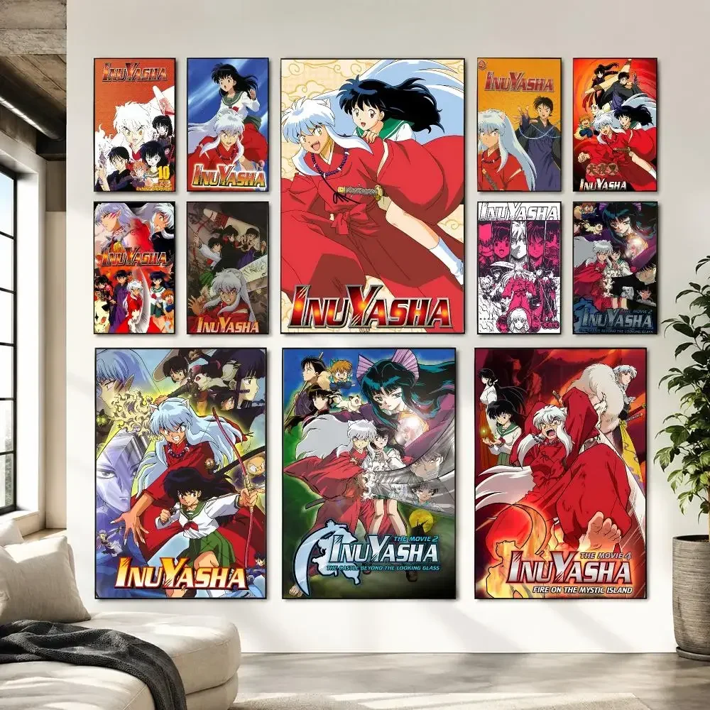 Best Seller I-InuYasha Painting Calligraphy Canvas Wall Art Living Room Bedroom Hallway ClearPrint Non-Fading&Gift