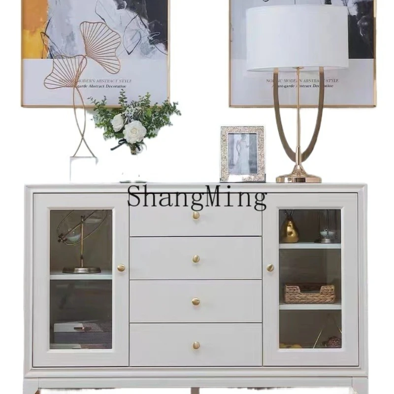 

ZYH light luxury dining side cabinet wall storage tea cabinet modern simple locker