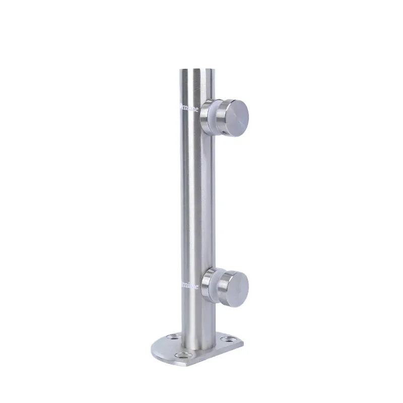 

Stainless steel stair post 304 balcony glass guardrail support post fasteners railing handrail support