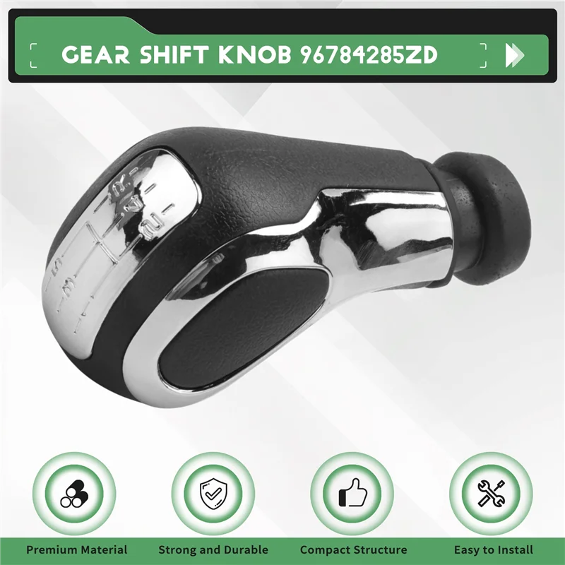 

Hot Selling-96784285ZD Manual Shift Knob Gear Shift Lever Handball For 307 308 408 Citroen C3-XR C4L Sega C2,96784285ZD