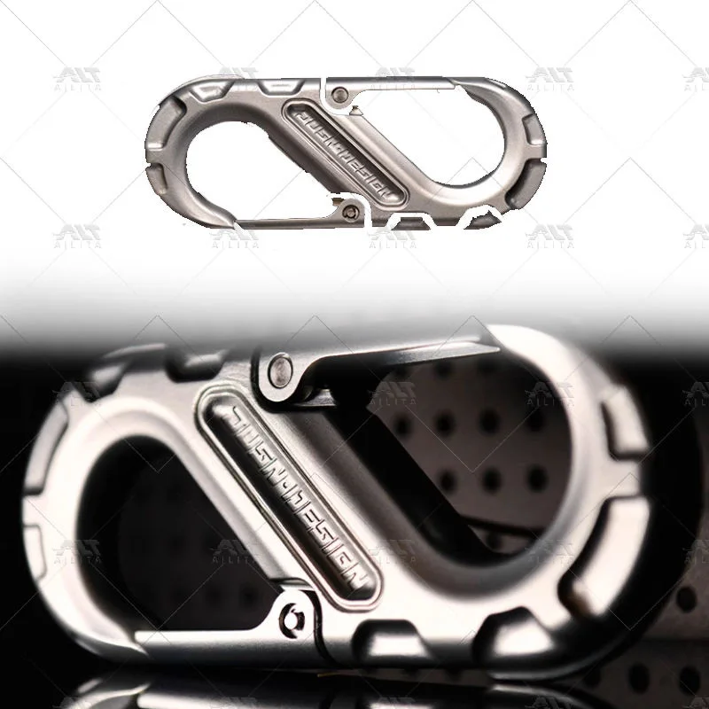 Para jeep wrangler jk gancho de reboque de aço barra de reboque fivela em forma de u gancho de reboque resgate rápido s-tipo bloqueio novo design acessórios