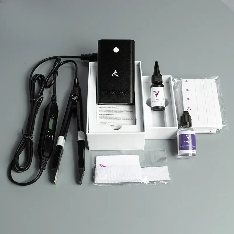 V-Light Technology Hair Extension Machine Kit New System Tape In Hair Extension v Light Hair Extensions Tools For