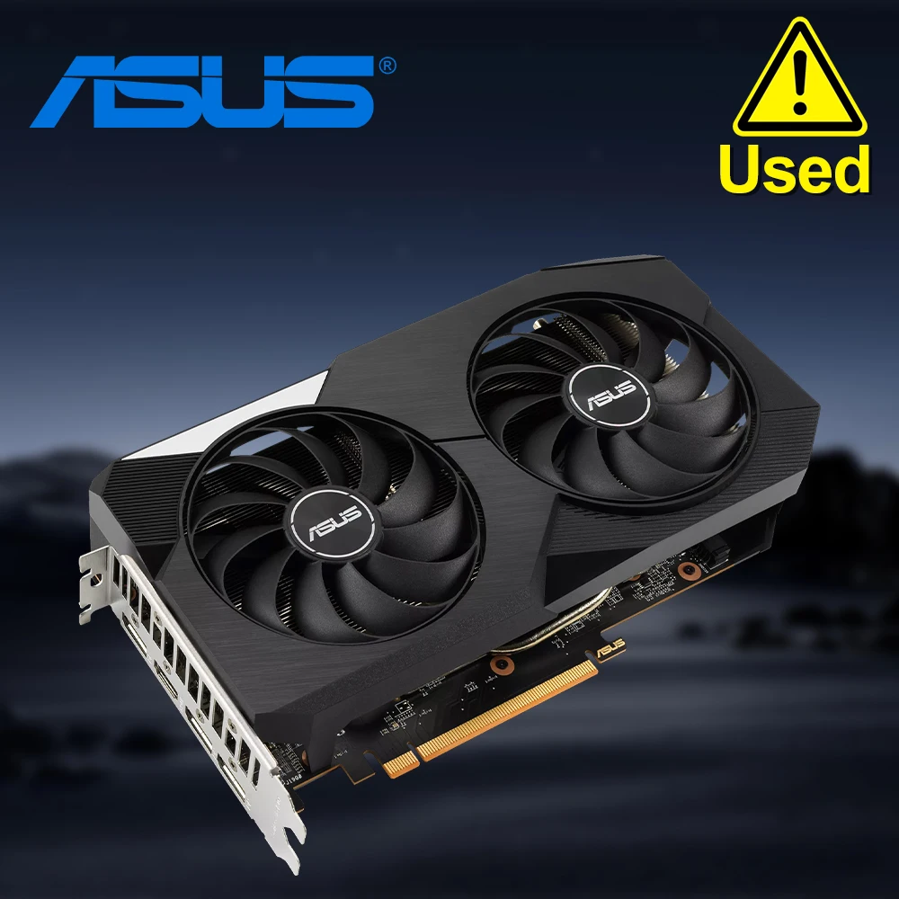 ASUS Dual Radeon RX 6600XT 8G GDDR6 1×HDMI 3×DisplayPort 8pin