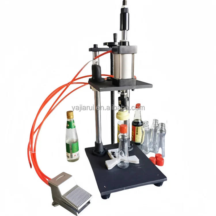 Hot Sale Semi-Automatic Desktop Small Bottle Sealing Machine Pneumatic Multi-Function Batch Perfume Oil Bottle Capping Machine