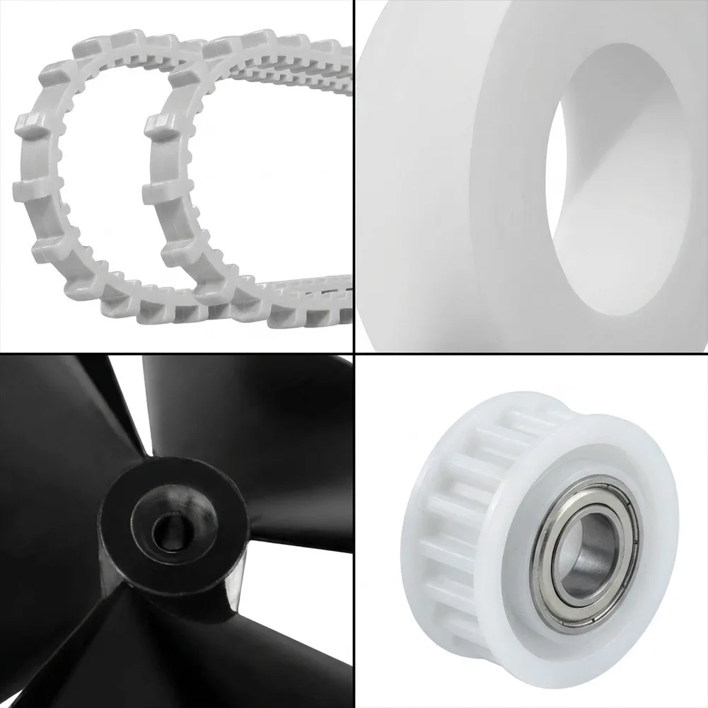 Compatible Impeller Belt Guide Pulley and Climbing Wheel Kit for M DX5S Atlantis Aquarius XL HD 3001 2X2 Models