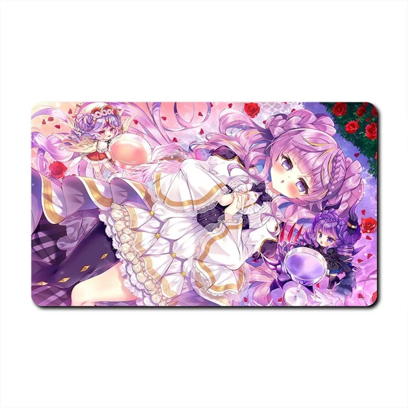 Yu-Gi-Oh! Animacja OCG TCG K9-17 Vanquish Soul Razen Maliss 60x35cm Pojedyncza Mata do Gry Cupsy Duel Disk Gumowa Mata do Gry Planszowej Zabawka