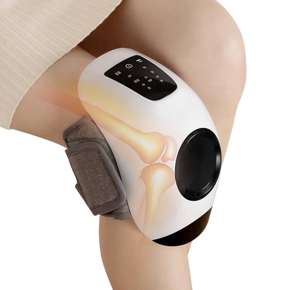 Best Selling Intelligent Joint Pain Relief Treatment Heating Hot Compress Knee Relaxing Physiotherapy Knee Joint Massager