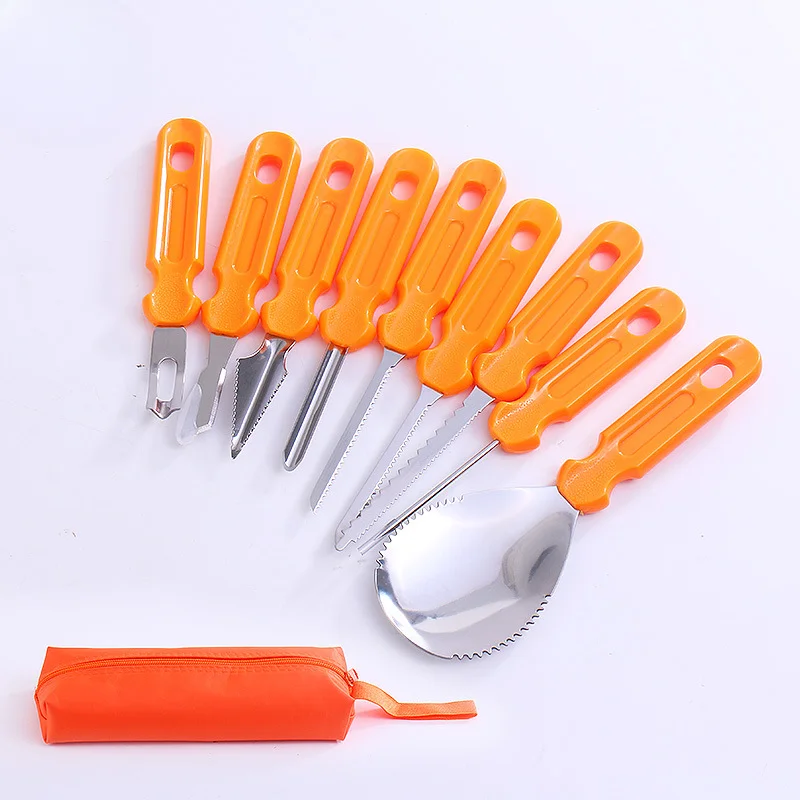 Halloween Pumpkin Carving Knife Set clay tools scraper carving tools pumpkin carving kitchen art tools