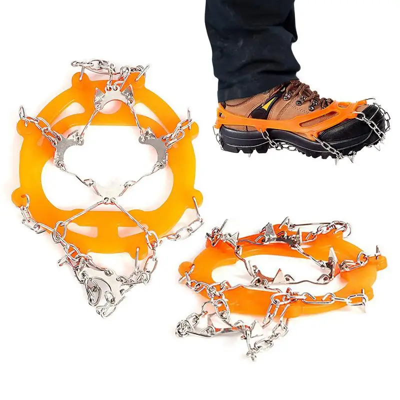 Walk Traction Ice Cleat Outdoor Wielofunkcyjne buty do lodu Przenośne knagi do lodu z torbą do przenoszenia Wygodne pazury lodowe na mokro