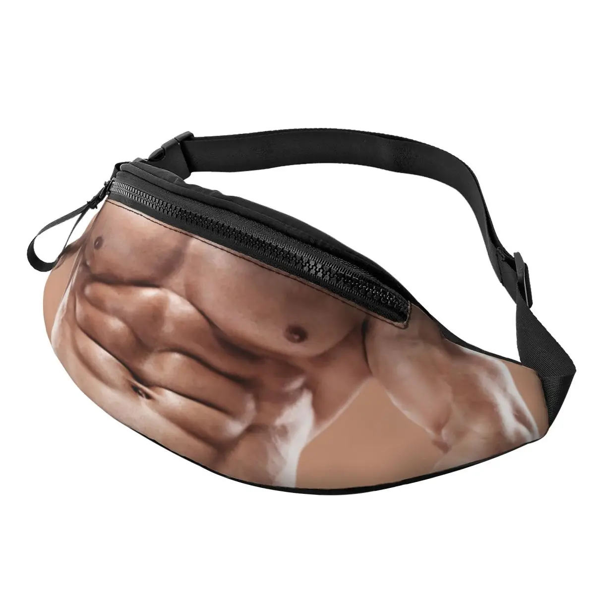 

Забавная поясная сумка Muscle Man на заказ для женщин и мужчин, модная поясная сумка через плечо, дорожная сумка для денег для телефона