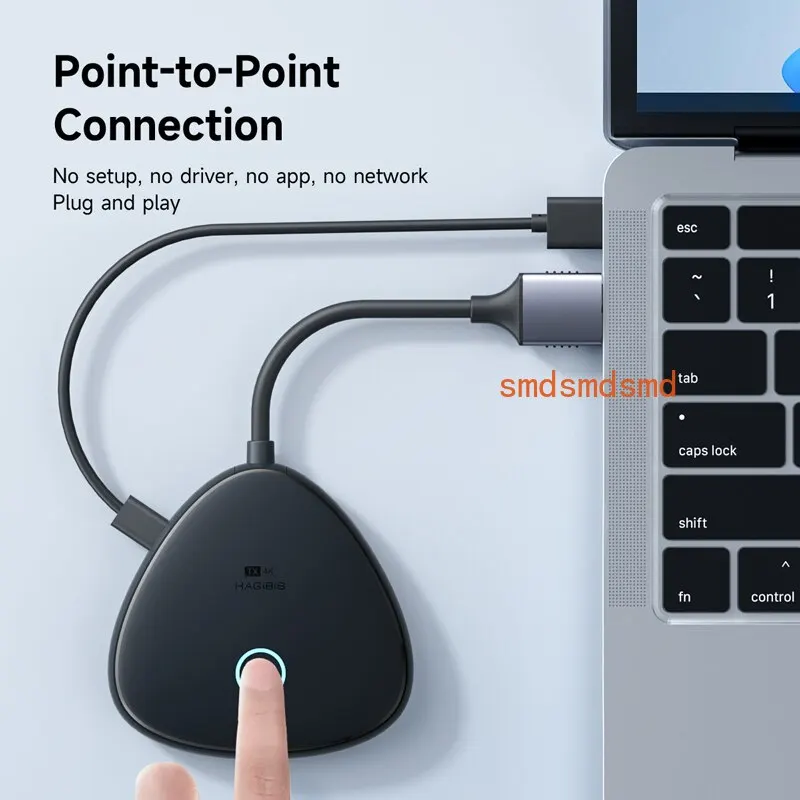 4K HDMI Wireless Transmitter and Receiver Kit HDMI Extender to Monitor Projector HDTV for PC Camera Xbox Live