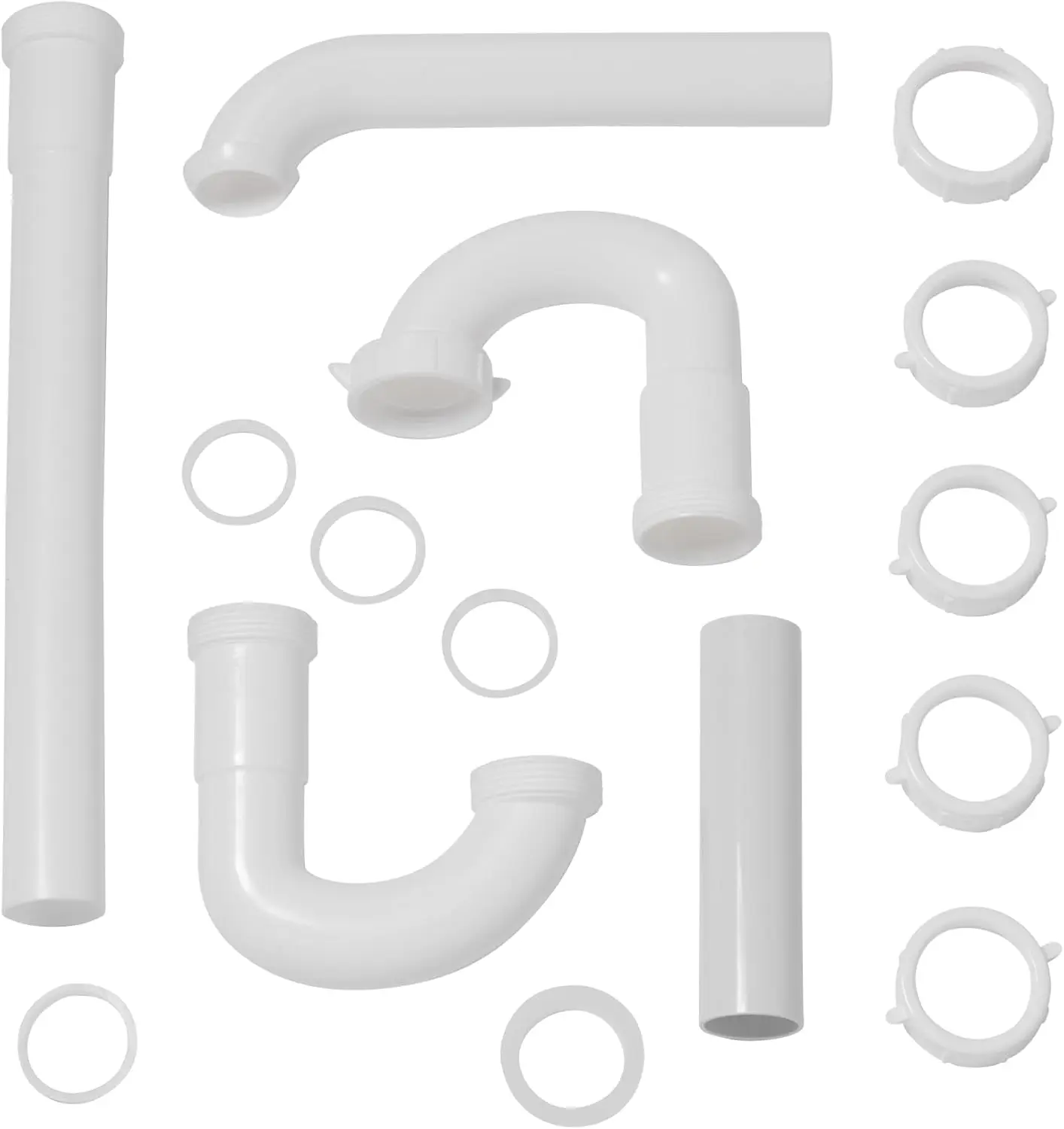 

Комплект для ремонта слива раковины Waxman PlumbCraft, 15 предметов, 7027110N, различные трубы для ремонта слива раковины