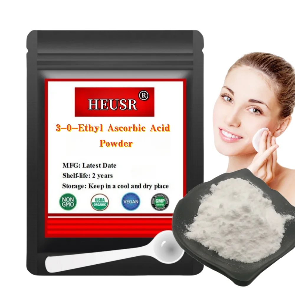 Best Price Pure 99% 3-o-ethyl Ascorbic Acid Powder For Skin Whitening Cosmetics Material Brightening Skin