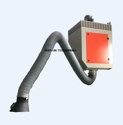 

New Wall-Mounted Welding Fume Extractor Flexible Suction Arm-Space-Saving Industrial Purifier 220-240V Cartridge Filter