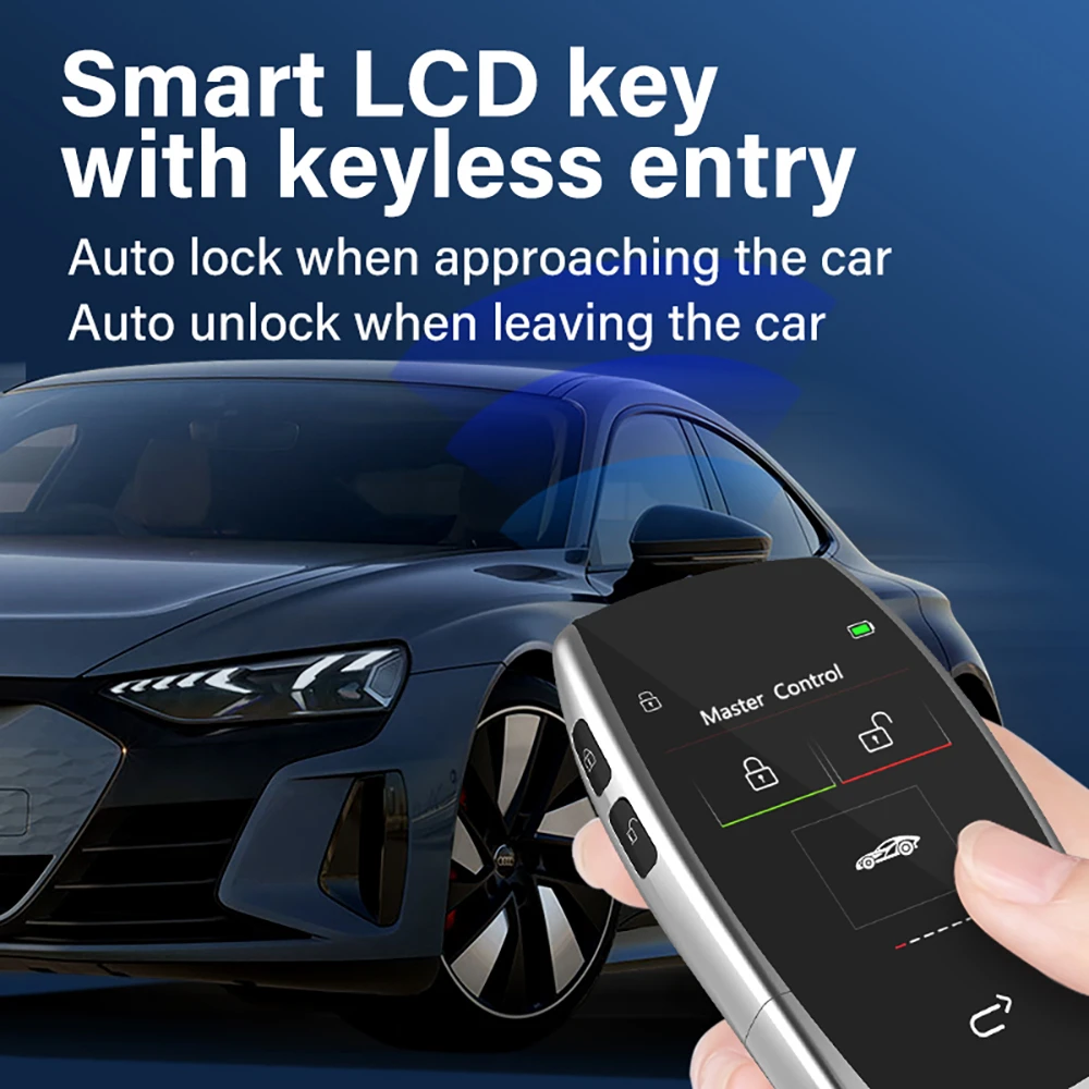 CF799 Universal Modified Smart Remote LCD Key For BMW Audi Benz Kia Jaguar Land Rover Lexus Nissan Hyundai Comfort Keyless Entry