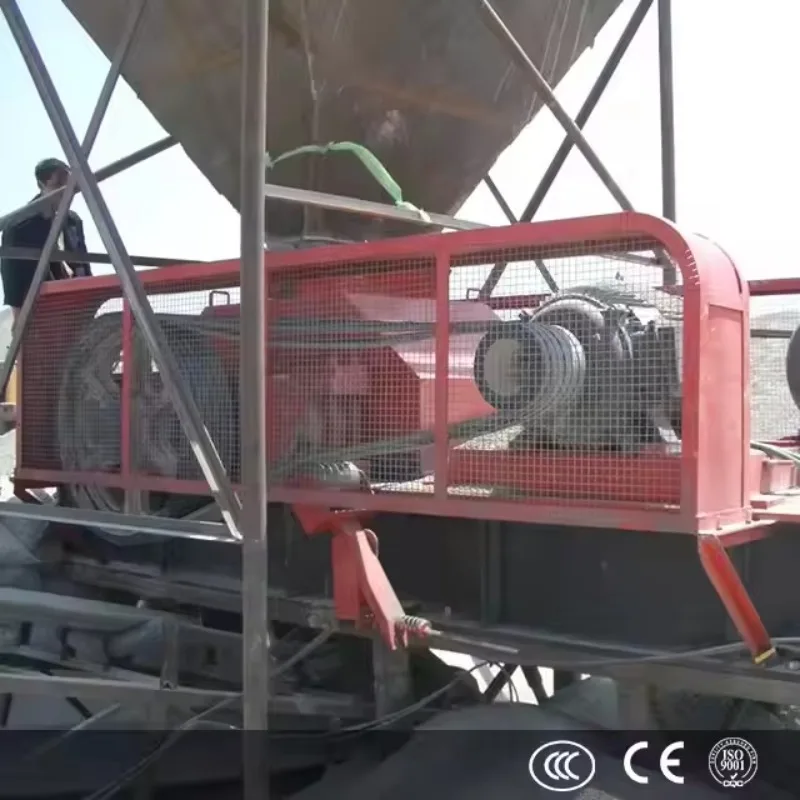 High-Efficient 30t/h Double Roller Crusher for Coconut Shell Mobile Mining Sand Making Machine Motor Gear Bearing for Stone