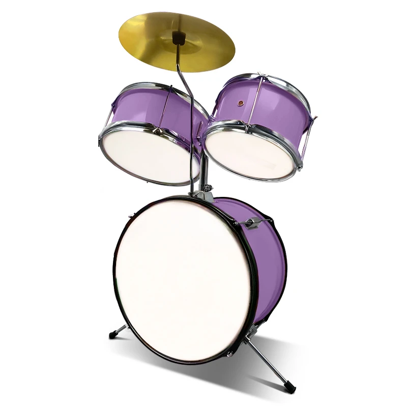 new arrival junior percussion drum kits for children drum toy kits nice color with cymbals and seat